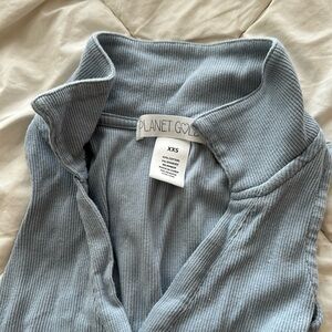 Planet Gold Ribbed Knit Sleeveless Dress size xxs